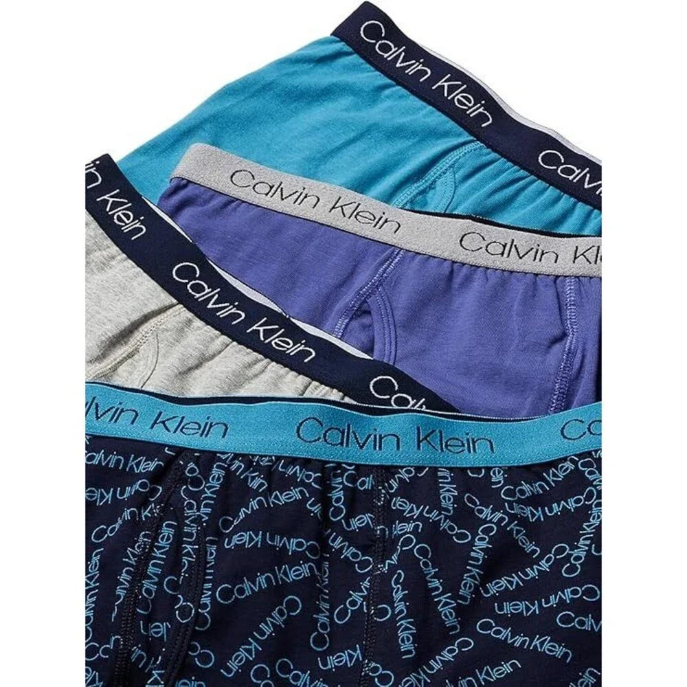 Calvin Klein Boys' Underwear Boxer Briefs 4 Pair Value Pack XL‎